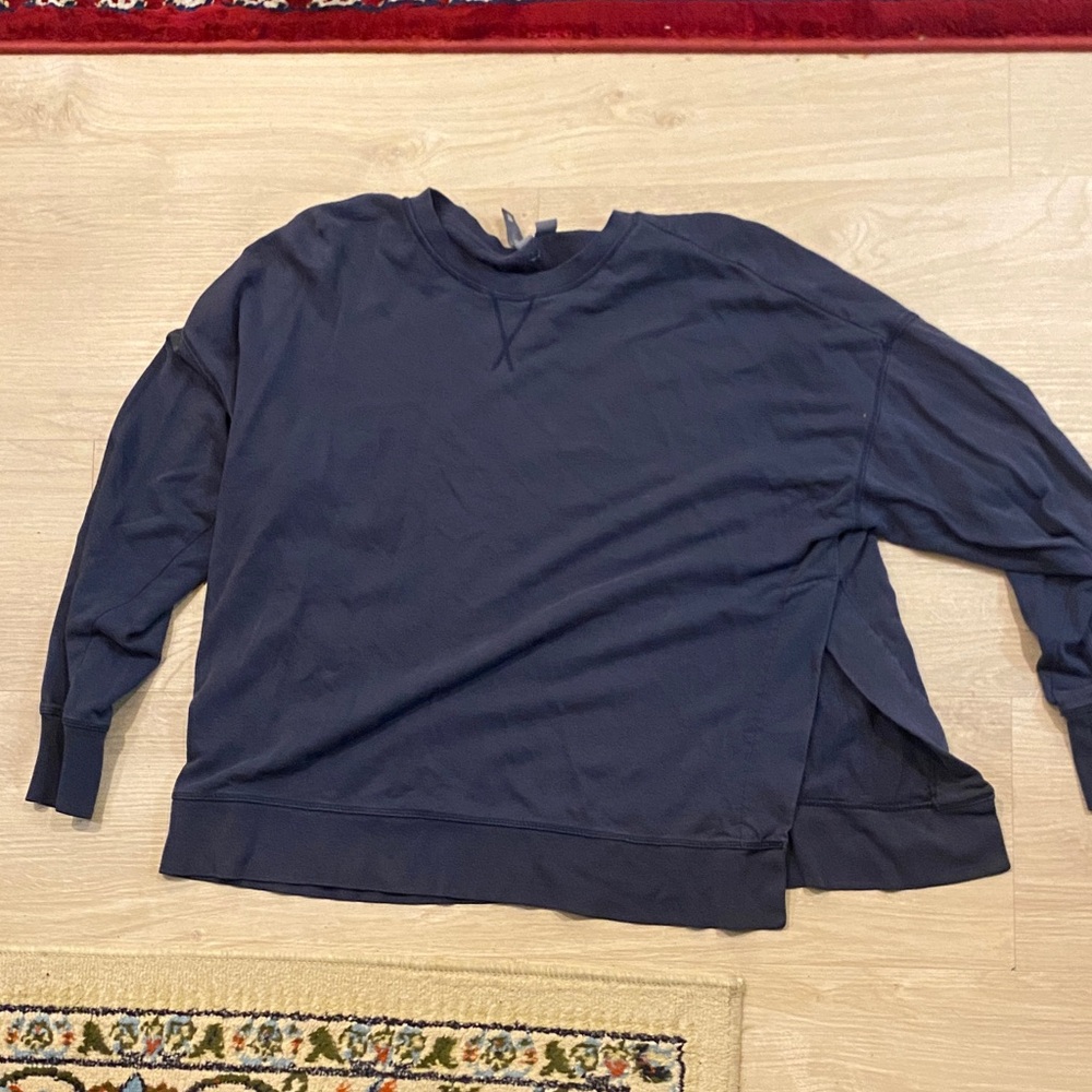 Sweaty Betty Navy Blue Long Sleeve Sweatshirt